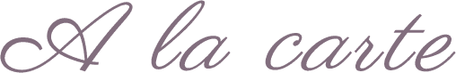 A la carte